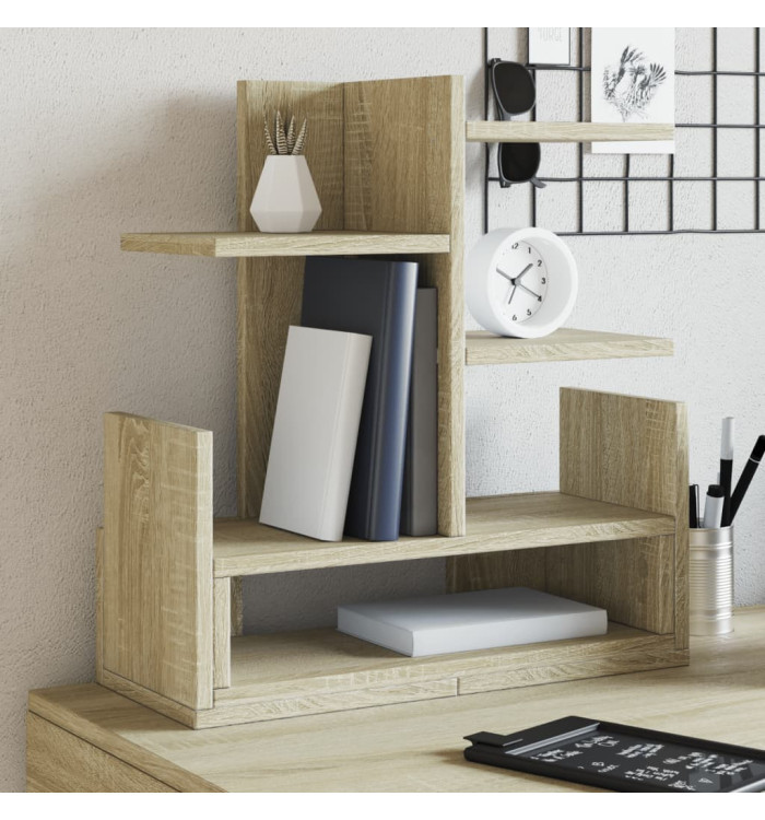 Organisateur de bureau chêne sonoma 49x20x52,5 cm | Mobilier & Déco