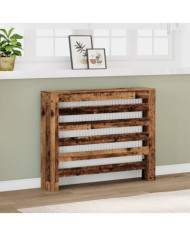 Cache-radiateur vieux bois 104x20x82 cm bois d'ingénierie | Mobilier & Déco