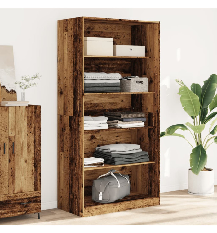 Garde-robe vieux bois 100x50x200 cm bois d'ingénierie | Mobilier & Déco