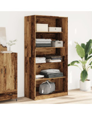 Garde-robe vieux bois 100x50x200 cm bois d'ingénierie | Mobilier & Déco