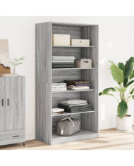 Garde-robe sonoma gris 100x50x200 cm bois d'ingénierie | Mobilier & Déco