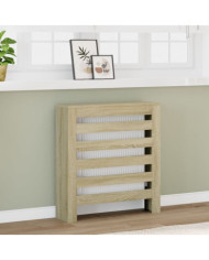 Cache-radiateur chêne sonoma 78x20x82 cm bois d'ingénierie | Mobilier & Déco