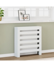 Cache-radiateur blanc 78x20x82 cm bois d'ingénierie | Mobilier & Déco