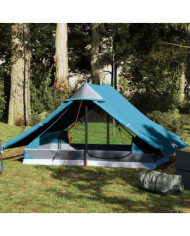 Tente de camping 2 personnes bleu imperméable | Mobilier & Déco