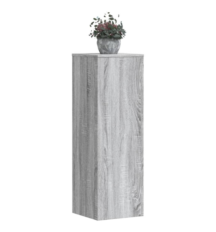 Supports pour plantes 2 pcs sonoma gris bois d'ingénierie | Mobilier & Déco