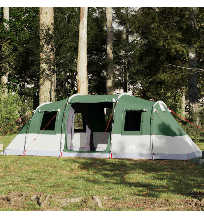 Tente familiale tunnel 6 personnes vert imperméable | Mobilier & Déco