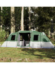 Tente familiale tunnel 6 personnes vert imperméable | Mobilier & Déco