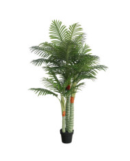 Palmier artificiel avec 3 troncs vert 180 cm PP | Mobilier & Déco