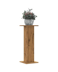 Supports pour plantes 2 pcs chêne artisanal bois d'ingénierie | Mobilier & Déco