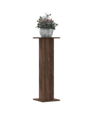 Supports pour plantes 2 pcs chêne marron bois d'ingénierie | Mobilier & Déco