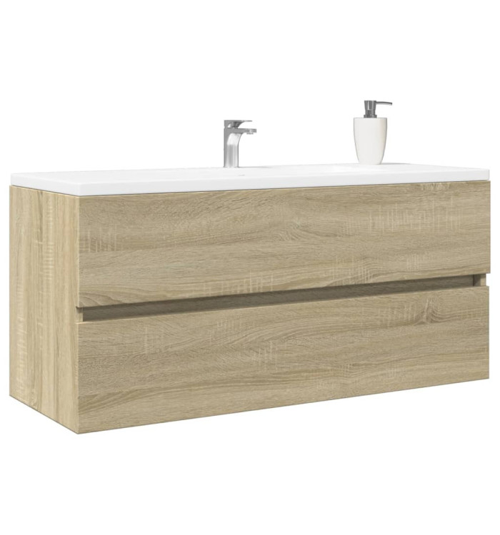 Armoire de lavabo de salle de bain chêne sonoma 100x38,5x45 cm | Mobilier & Déco