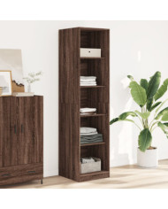 Garde-robe chêne marron 50x50x200 cm bois d'ingénierie | Mobilier & Déco