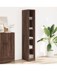 Garde-robe chêne marron 30x50x200 cm bois d'ingénierie | Mobilier & Déco