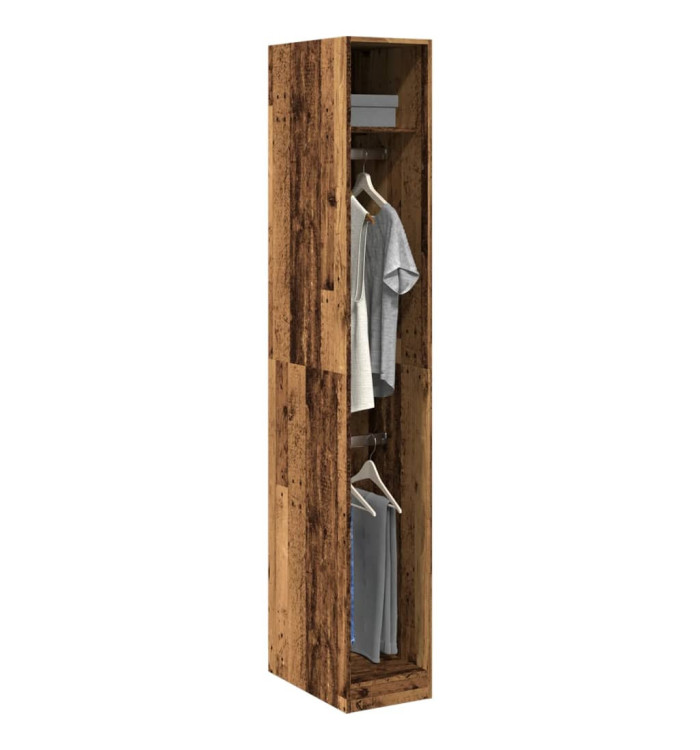 Garde-robe vieux bois 30x50x200 cm bois d'ingénierie | Mobilier & Déco