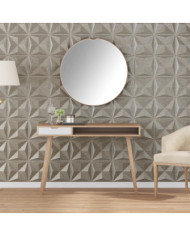 Panneaux muraux 48 pcs béton 50x50 cm XPS 12 m² origami | Mobilier & Déco