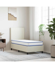 Matelas en mousse à mémoire de forme blanc 80x160x17 cm | Mobilier & Déco