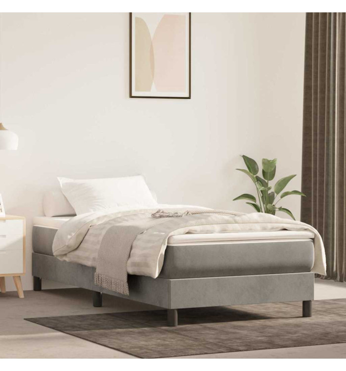 Matelas à ressorts ensachés pour enfants 80x160 cm velours | Mobilier & Déco