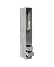 Garde-robe sonoma gris 30x50x200 cm bois d'ingénierie | Mobilier & Déco