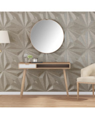 Panneaux muraux 24 pcs béton 50x50 cm XPS 6 m² étoile | Mobilier & Déco