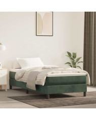 Matelas de lit à ressorts ensachés 90x210x20 cm velours | Mobilier & Déco