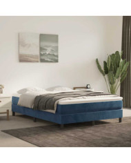 Matelas de lit à ressorts ensachés 140x210x20 cm velours | Mobilier & Déco