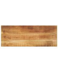 Dessus de table rectangulaire bois massif de manguier brut | Mobilier & Déco