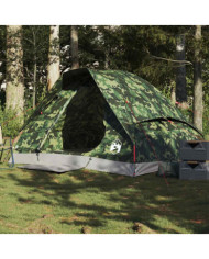 Tente de camping à dôme 2 personnes camouflage imperméable | Mobilier & Déco