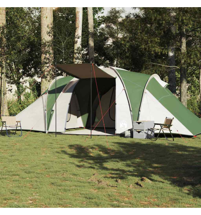 Tente familiale à dôme 6 personnes vert imperméable | Mobilier & Déco