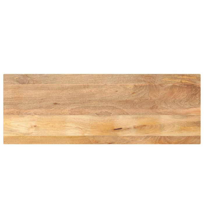 Dessus de table 160x50x2,5cm rectangulaire bois massif manguier | Mobilier & Déco