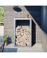 Portant de bois de chauffage 60x40x100 cm acier galvanisé | Mobilier & Déco