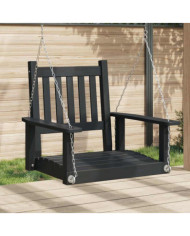 Chaise balançoire de jardin chaînes en métal bois massif sapin | Mobilier & Déco