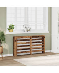 Cache-radiateur vieux bois 149x20x82 cm bois d'ingénierie | Mobilier & Déco