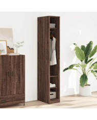 Garde-robe chêne marron 30x50x200 cm bois d'ingénierie | Mobilier & Déco