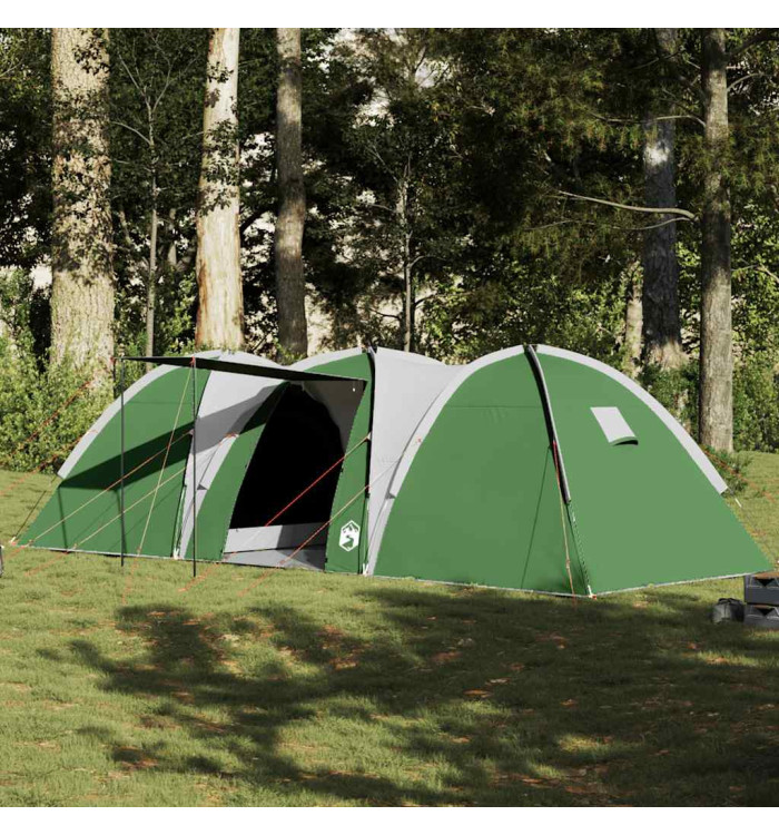Tente familiale à dôme 8 personnes vert imperméable | Mobilier & Déco
