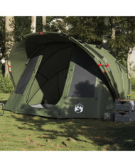 Tente de pêche 5 personnes vert olive imperméable | Mobilier & Déco