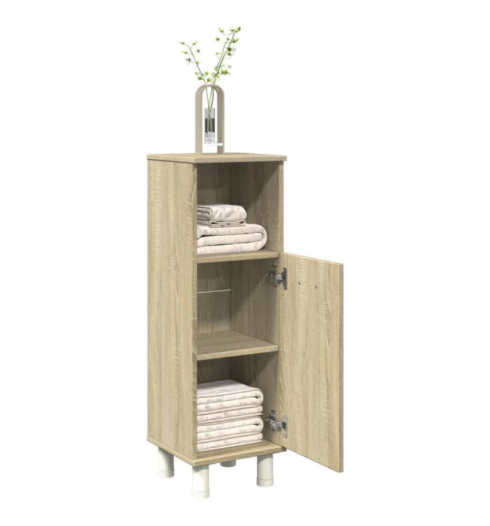 Armoire de salle de bain chêne sonoma 30,5x30x95 cm | Mobilier & Déco
