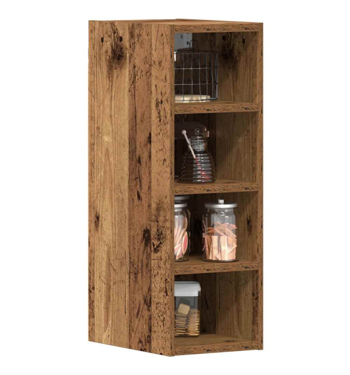 Armoire suspendue "Riga" vieux bois 20x29,5x60 cm | Mobilier & Déco