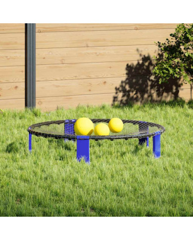 Filet rond lot de 3 balles et pompe supplémentaire Ø90x20 cm | Mobilier & Déco
