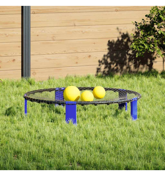 Filet rond lot de 3 balles et pompe supplémentaire Ø90x20 cm | Mobilier & Déco