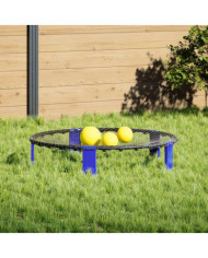 Filet rond lot de 3 balles et pompe supplémentaire Ø90x20 cm | Mobilier & Déco