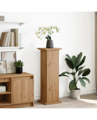 Piédestal avec rangement chêne artisanal bois d'ingénierie | Mobilier & Déco