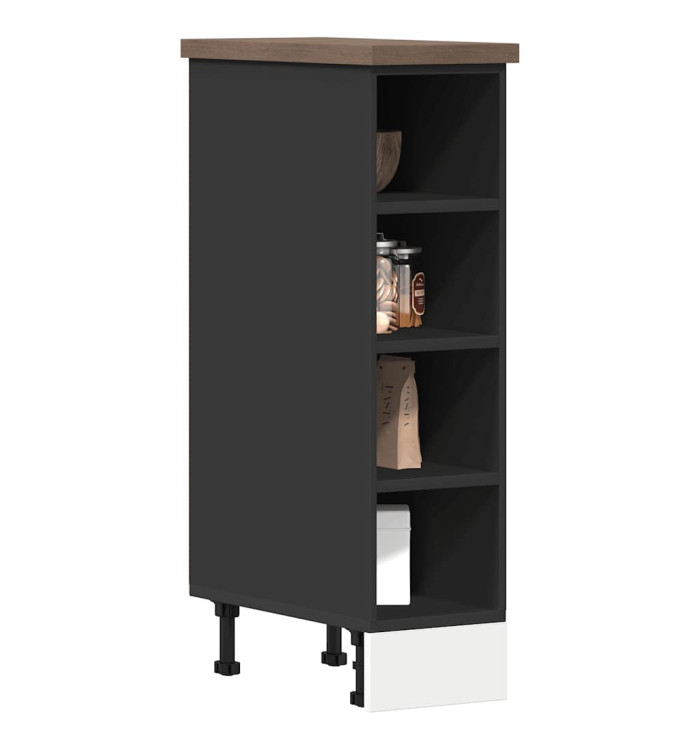 Armoire de plancher "Riga" noir 20x44,5x81,5 cm | Mobilier & Déco
