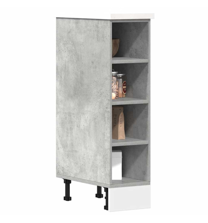 Armoire de plancher "Riga" gris béton 20x44,5x81,5cm | Mobilier & Déco