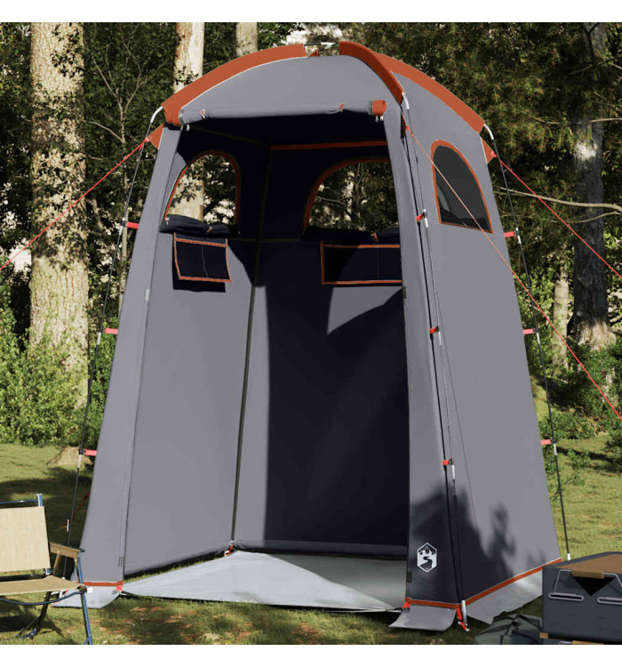 Tente de douche gris et orange imperméable | Mobilier & Déco