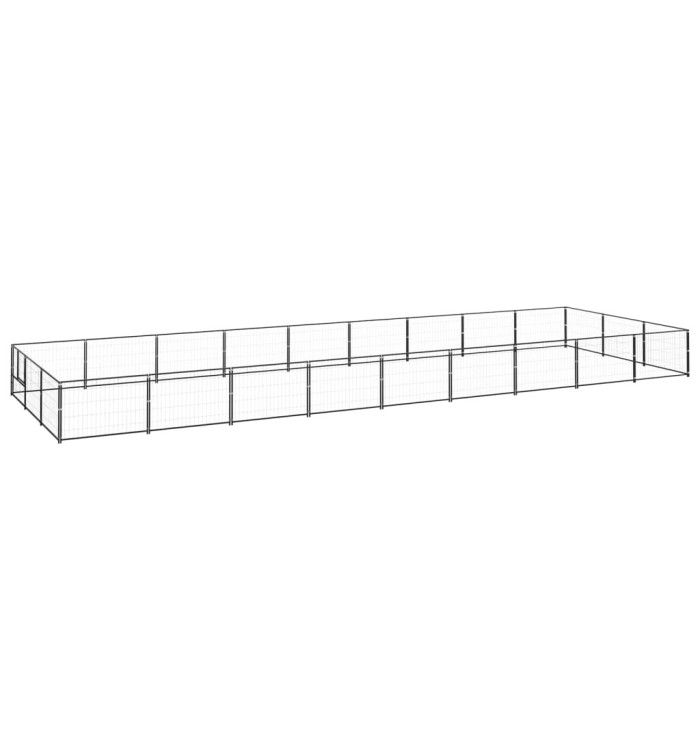 Chenil Noir 27 m² Acier | Mobilier & Déco