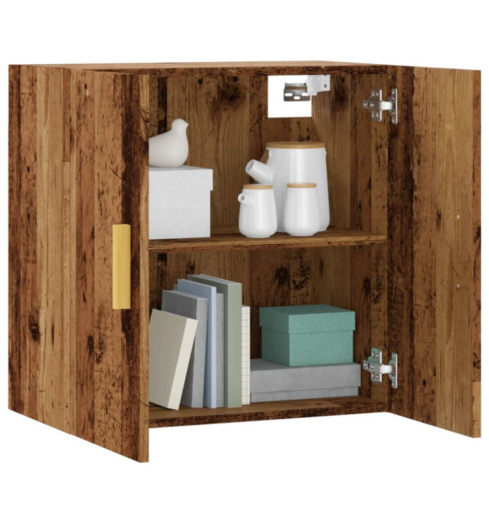 Armoire murale vieux bois 60x31x60 cm bois d'ingénierie | Mobilier & Déco
