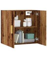 Armoire murale vieux bois 60x31x60 cm bois d'ingénierie | Mobilier & Déco