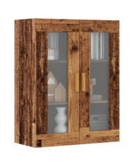 Armoire murale suspendue vieux bois 69,5x34x90 cm | Mobilier & Déco