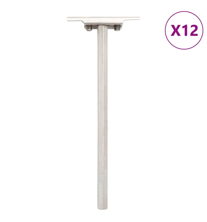 Supports d'étagères flottantes 12pcs invisible acier au carbone | Mobilier & Déco