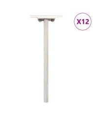 Supports d'étagères flottantes 12pcs invisible acier au carbone | Mobilier & Déco